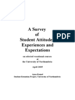 Student Attitude Report