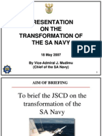 Transformation of The SA Navy