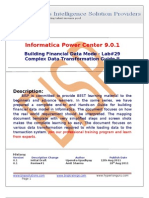 Informatica Power Center 9.0.1: Building Financial Data Mode - Lab#29