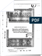 Operation and Performance Measurement On Engines in Sea Level Test Facilitiesd C