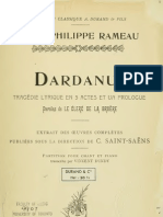 Dardanus - Vocal Score