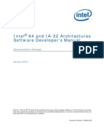 Intel® 64 and IA-32 Architectures Software Developer's Manual Documentation Changes