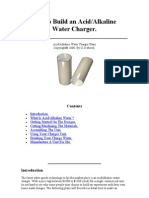 How To Build An Acid - Alkaline Water Charger PDF