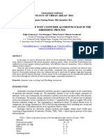 Valorization of Post Consumer Aluminum Scrap in The Shredding Process