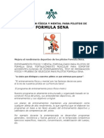 Preparación Física y Mental para Pilotos de Formula Sena