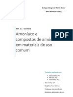 APL 1.1 - Amoníaco e Compostos de Amónio em Materiais de Uso Comum