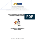 Cuadernillo Secundaria 2013 PDF