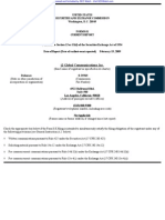 J2 GLOBAL COMMUNICATIONS INC 8-K (Events or Changes Between Quarterly Reports) 2009-02-20