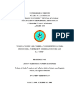 "Evaluación de Las Correlaciones Empíricas para Predecir La Formación de Hidratos en El Gas Natural" (UDO-2009)