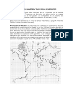 Proyeccion Universal Transversa de Mercator