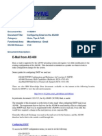 Configuring AS400 For Emails
