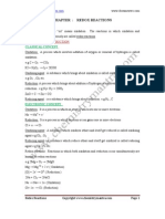 Chapter: Redox Reactions: Oxidation and Reduction