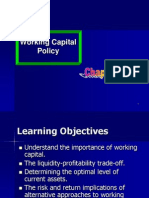 Working Capital Policy