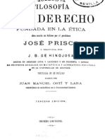 Prisco Jose Filosofia Del Derecho Fundada en La Etica Parte 1 1891