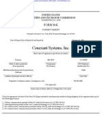 CONEXANT SYSTEMS INC 8-K (Events or Changes Between Quarterly Reports) 2009-02-24