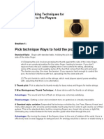 Advanced Picking Techniques