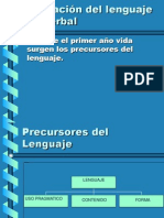 Precursores Del Lenguaje