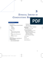 Ethics and Issues of Research