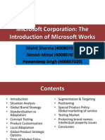 Microsoft Corporation The Introduction of Microsoft Works