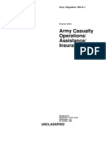 Ar 600-8-1 - Army Casualty Operations