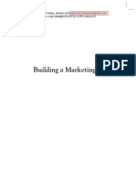 Building A Marketing Plan