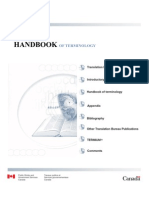 Handbook of Terminology