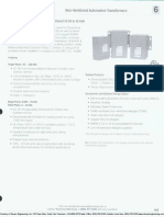 Automation Transformers - Non-Ventilated 50 VA To 45 kVA