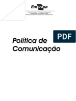 Politica de Comunicacao - Embrapa