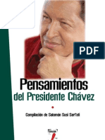 Pensamientos Del Presidente Chávez