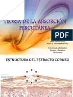 Expocición Teoria de La Absorcion Percutanea