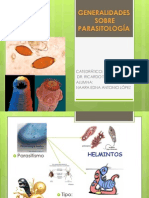 Generalidades de La Parasitologia