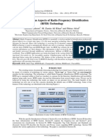 Review of Various Aspects of Radio Frequency Identification (Rfid) Technology