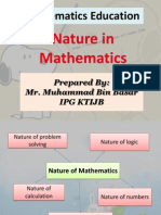 MTE - Nature of Mathematics