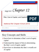 Topic 6 Supplement (Cost of Capital, Capital Structure and Risk)