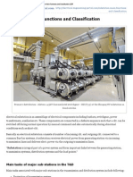 Substation Main Functions and Classification - EEP