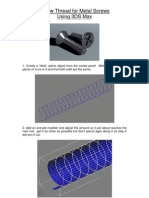 Screw 3dsmax Tutorial