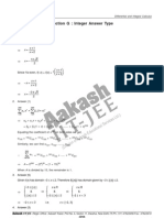 Section G: Integer Answer Type: X FX F X