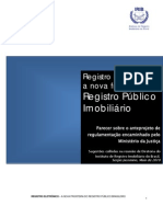 Registro Eletronico - A Nova Fronteira Do Registro Público Imobiliário