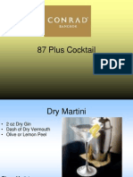 87 Plus Cocktail Training