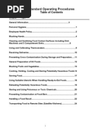 FoodSafetyPlan SOPs