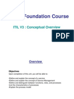 ITIL V3 Overview