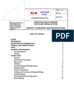 Project Standards and Specifications Piping Construction Standards Rev01