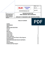 Project Standards and Specifications Pipe Hanging and Supports Rev01