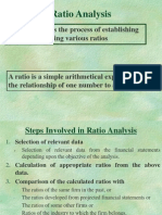 Ratio Analysis: Ratio Analysis Is The Process of Establishing and Interpreting Various Ratios