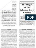 The Origin of The Israel-Palestine Conflict