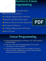 Introduction To Linear Programming