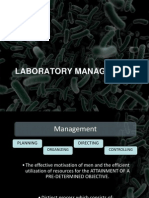 Laboratory Management LECTURE