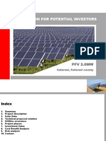 Fotovoltaic Project Romania (Calarasi) 2 MW