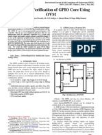 Functional Verification of GPIO Core Using OVM