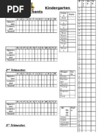 Kindergarten Trimester Assessment Common Core